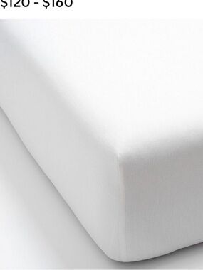 Pottery barn 100% linen queen sheet set